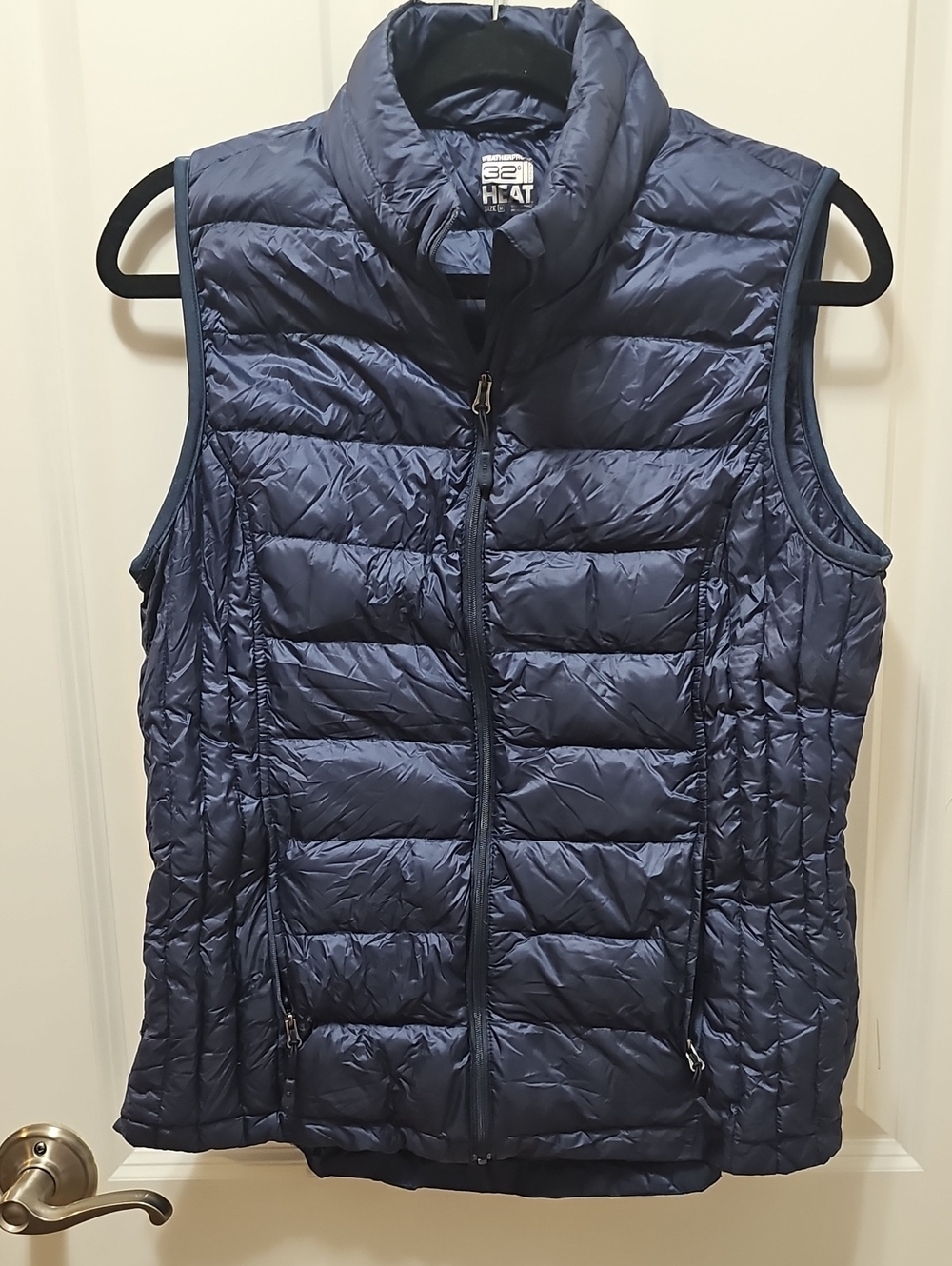 32 Degrees Navy Quilted Packable Vest